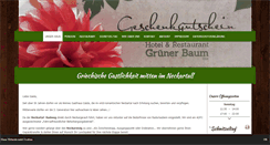 Desktop Screenshot of gruenerbaum-neckargerach.de